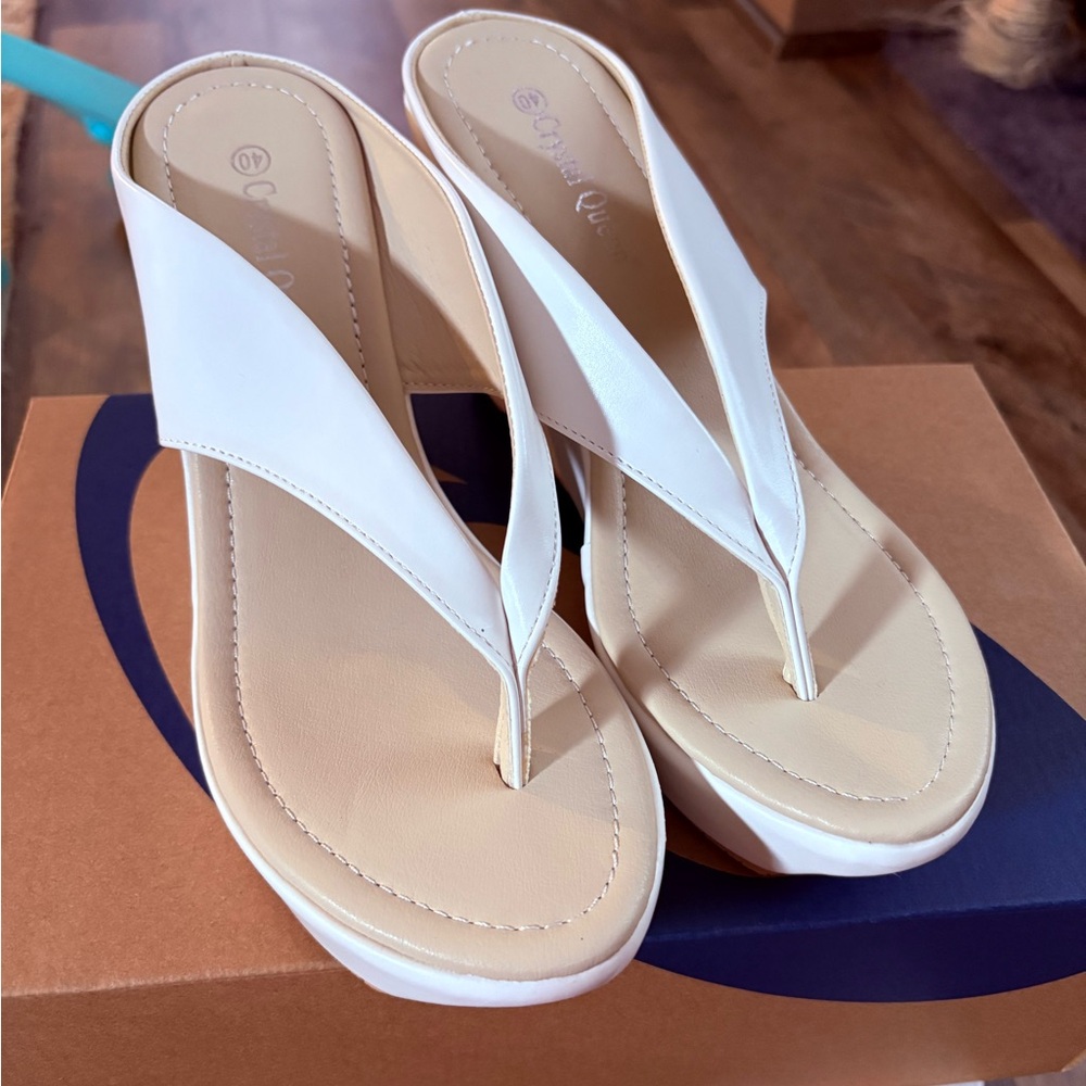 Chic White Sandals for Women